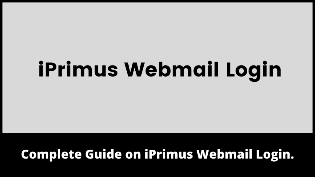 iPrimus Webmail Login