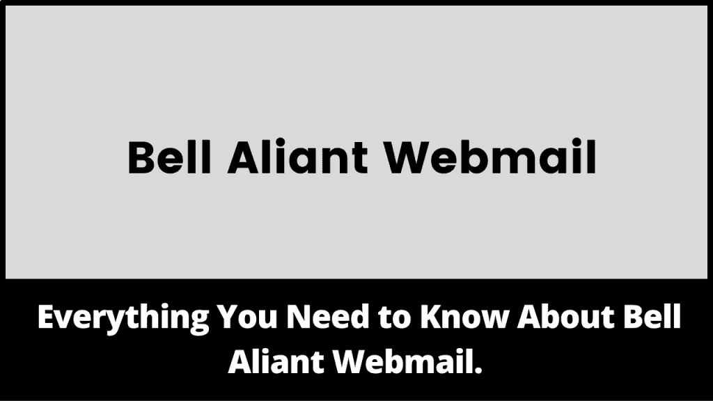 Bell Aliant Webmail