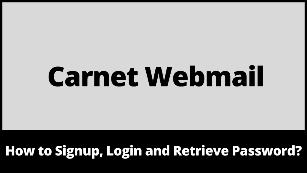 Carnet Webmail