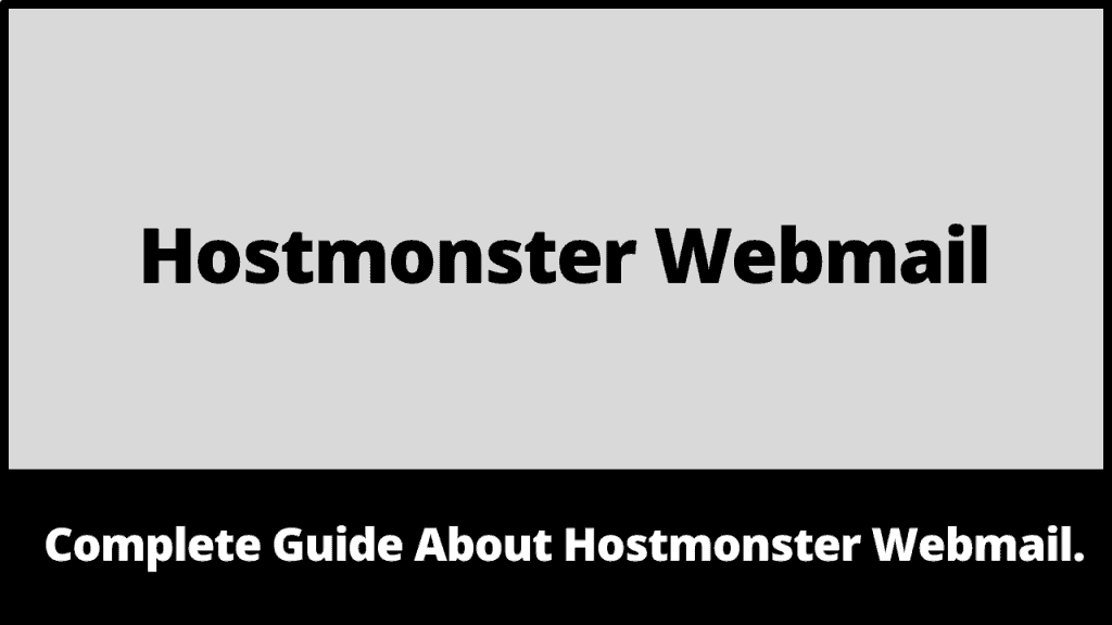Hostmonster Webmail