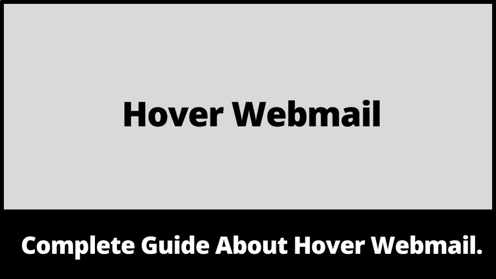 Hover Webmail