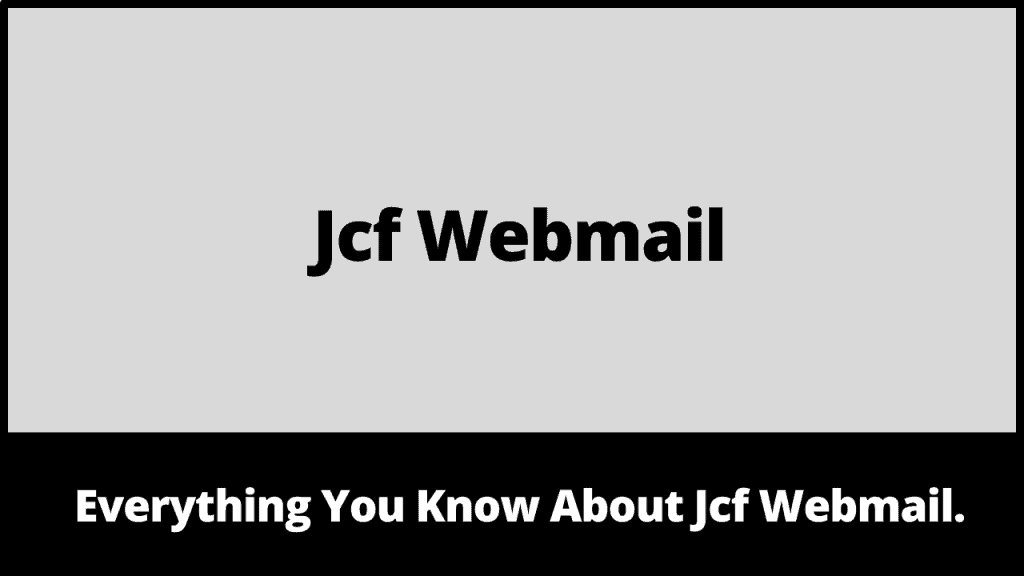 Jcf Webmail