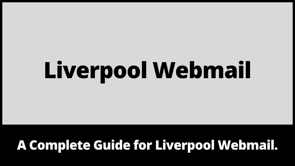 Liverpool Webmail