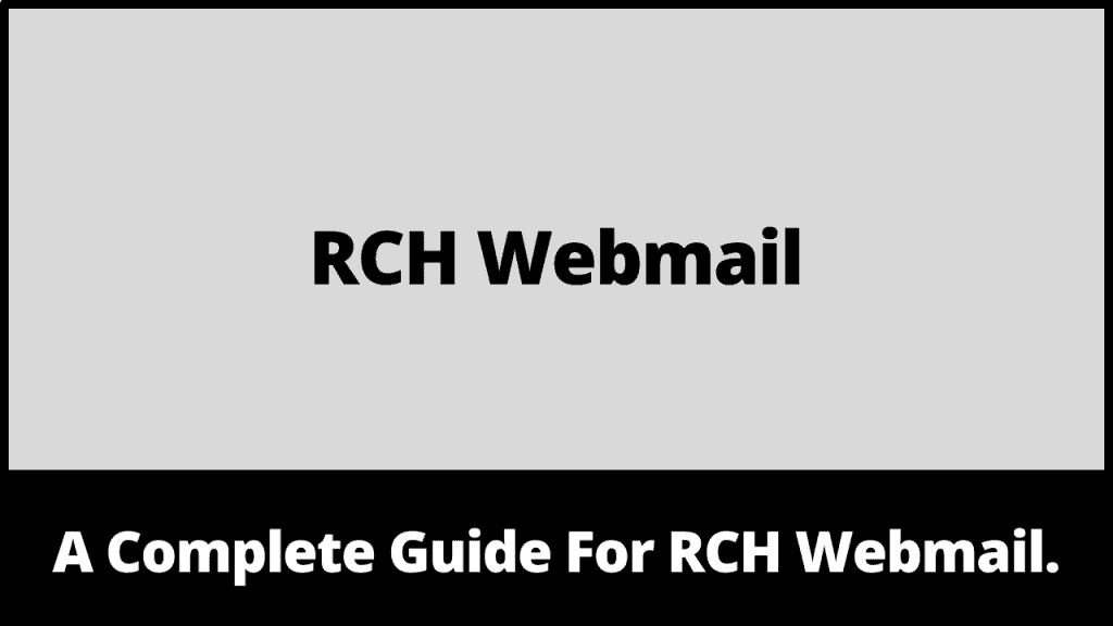 RCH Webmail