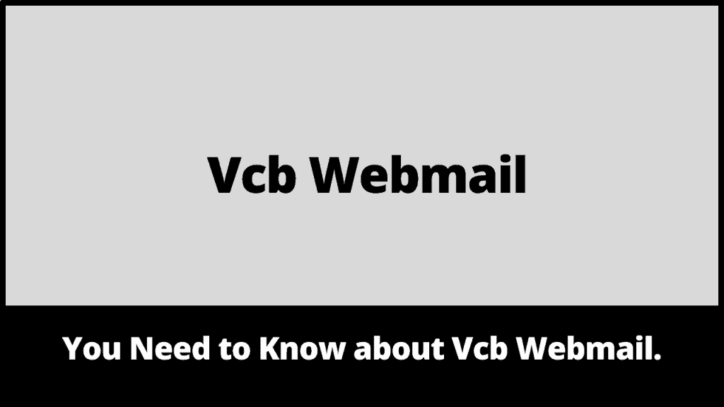 Vcb Webmail