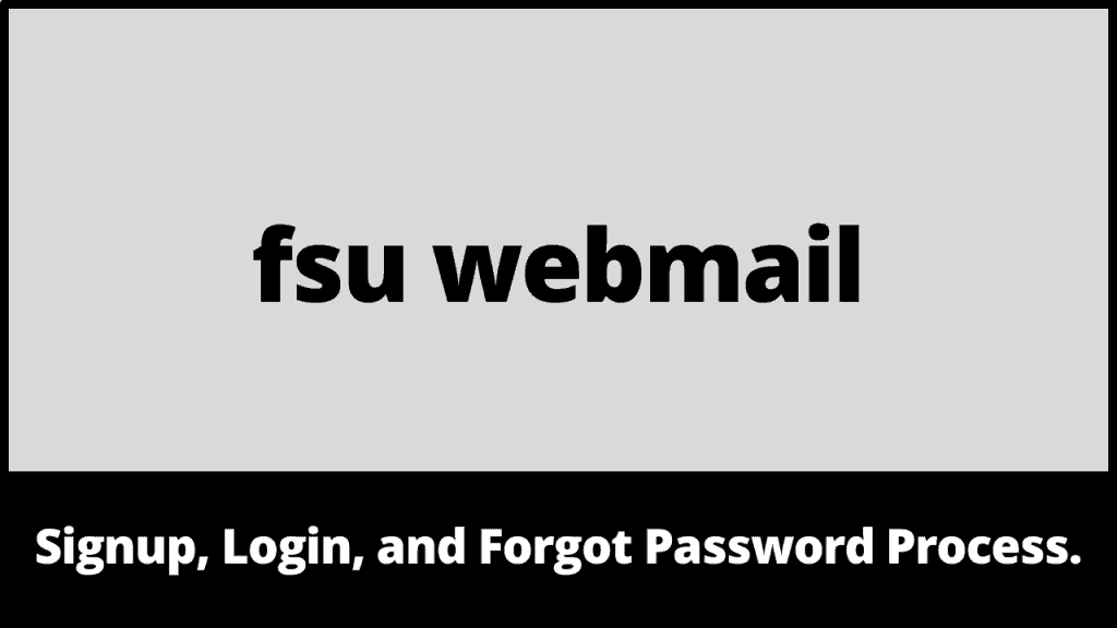 fsu webmail