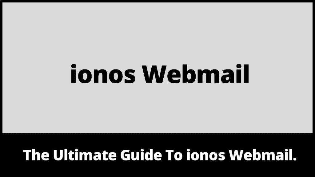 ionos Webmail